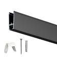 ARTITEQ - Cimaises XPO Rail 200cm + clips + vis et chevilles multimatériaux - Cimaise Tableau Artiteq Blanc - vignette