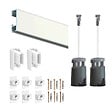 ARTITEQ - Cimaise Box PREMIUM Click Rail 200 cm - Kit tout en un Noir - vignette