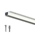 ARTITEQ - Cimaise Plafond Top Rail 200 cm + vis et chevilles - Cimaise Tableau pour plafond Artiteq Noir , A l'unité - vignette