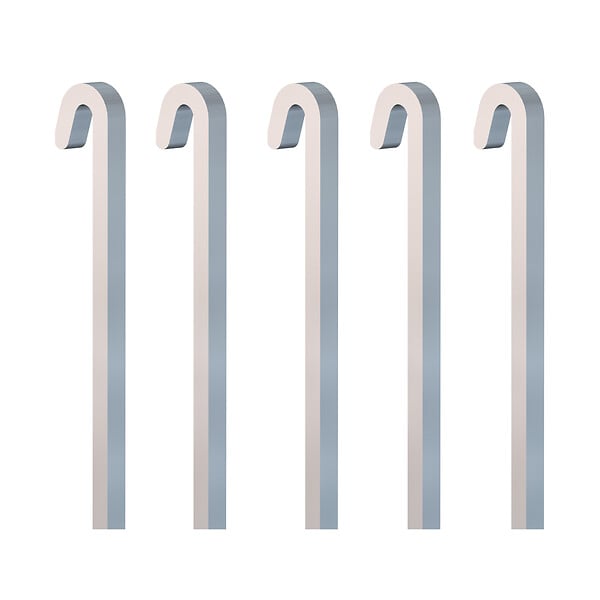 ARTITEQ - Tige carrée droite alu blanche 20 kg - 4 mm - Accessoire Cimaise Tableau 150 cm , Pack de 5 - large