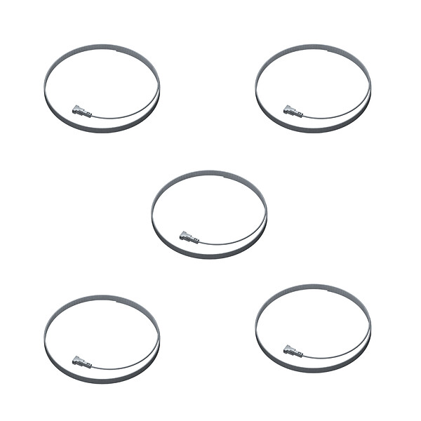 ARTITEQ - Câble acier Twister Micro 1 mm pour cimaise - Accessoire Cimaise Artiteq 150 cm , Pack de 5 - large
