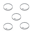 ARTITEQ - Câble acier Twister Micro 1 mm pour cimaise - Accessoire Cimaise Artiteq 150 cm , Pack de 5 - vignette