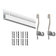 ARTITEQ - Cimaise Box PREMIUM Classic Rail + Tige 4 mm - 200 cm - Kit tout en un Blanc mat à peindre - vignette