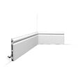 ORAC DECOR - SX138 Plinthe Orac Decor - 14x1,5x200cm (h x p x L) - plinthe décorative polymère Carton 8 pièces - vignette