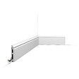 ORAC DECOR - SX173 Plinthe Orac Decor - 10 x1,6x200cm (h x p x L) - plinthe décorative polymère Carton 8 pièces , A peindre - vignette