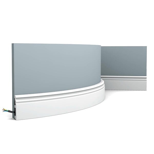 ORAC DECOR - SX195F Plinthe flexible Orac Decor - 8 x 1,9 x200cm (h x p x L) - plinthe décorative - large