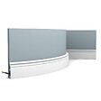 ORAC DECOR - SX195F Plinthe flexible Orac Decor - 8 x 1,9 x200cm (h x p x L) - plinthe décorative - vignette