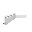 ORAC DECOR - SX138 Plinthe Orac Decor - 14x1,5x200cm (h x p x L) - plinthe décorative polymère Carton complet - vignette