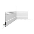 ORAC DECOR - SX191 Plinthe Orac Decor - 21x2,1x200cm (h x p x L) - plinthe décorative polymère Carton complet - vignette
