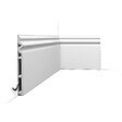 ORAC DECOR - SX193 AUTOIRE Plinthe Orac Decor - 25x2,2x200cm (h x p x L) - plinthe décorative polymère Carton complet - vignette