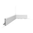 ORAC DECOR - SX105 Plinthe Orac Decor - 11x1,3x200cm (h x p x L) - plinthe décorative polymère Pack 2 pièces - vignette