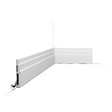 ORAC DECOR - SX180 Plinthe Orac Decor - 12x1,6x200cm (h x p x L) - plinthe décorative polymère Carton 8 pièces - vignette