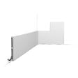 ORAC DECOR - SX168 Plinthe Orac Decor - 15x1,3x200cm (h x p x L) - plinthe décorative polymère Carton complet - vignette