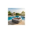 SUN SPA - Spa gonflable 6 places carré - Sunspa - Bandeau LED inclus - Dimensions : 185 x 185 cm - vignette