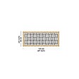 99DECO - Tapis antidérapant - Cassandre - vinyle - int./ext. - Multicolore - 50x120cm - vignette