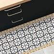 99DECO - Tapis antidérapant - Cassandre - vinyle - int./ext. - Multicolore - 50x200cm - vignette