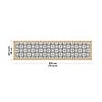 99DECO - Tapis antidérapant - Cassandre - vinyle - int./ext. - Multicolore - 50x200cm - vignette