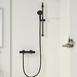 GROHE - Douchette 2 jets Vitalio Start 110 noir mat + Flexible 1750 mm - vignette