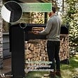 VOUNOT - Serre buche 2m avec housse de protection noir - vignette
