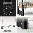 VOUNOT - Serre buche 2m avec housse de protection noir - vignette