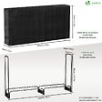 VOUNOT - Serre buche 2m avec housse de protection noir - vignette