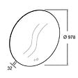 JACOB DELAFON - Miroir LED rond Grands Boulevards 2 trous - vignette