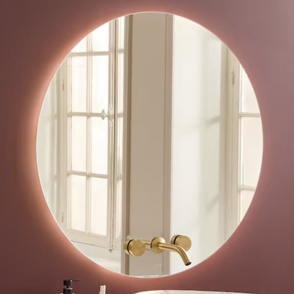 JACOB DELAFON - Miroir LED rond Grands Boulevards 3 trous - large