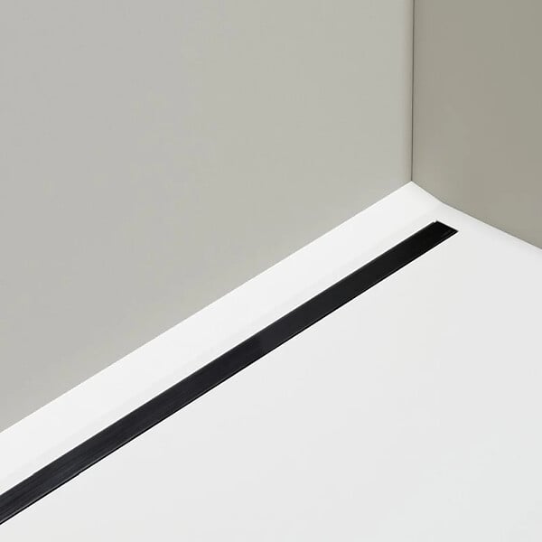 WEDI - Barrette de finition 70 cm Fundo métallique noir - large