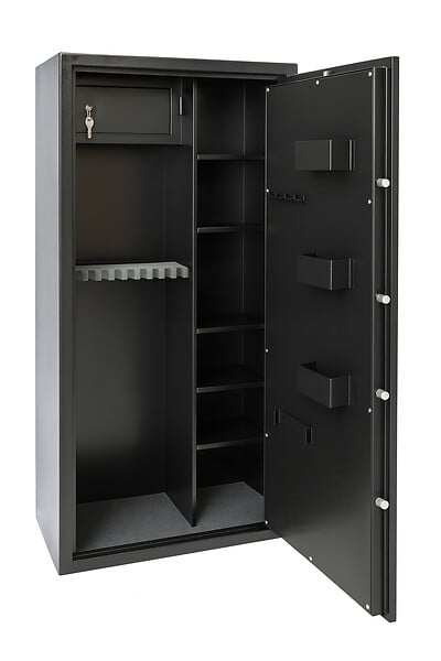 TRESORSAFE - Armoire À Fusils Tresorsafe 12 Armes Serrure À Clés - large