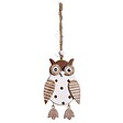 FEERIC LIGHTS & CHRISTMAS - Sujet de Noël à suspendre Hibou en bois H 9 cm - vignette