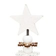 FEERIC LIGHTS & CHRISTMAS - Sapin de Noël en Bois Blanc et Naturel H 46 cm - vignette