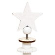 FEERIC LIGHTS & CHRISTMAS - Sapin de Noël en Bois Blanc et Naturel H 46 cm - vignette