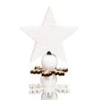 FEERIC LIGHTS & CHRISTMAS - Sapin de Noël en Bois Blanc et Naturel H 36 cm - vignette