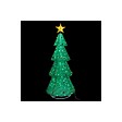 FEERIC LIGHTS & CHRISTMAS - Sapin lumineux 200 LED Blanc froid avec déco  H 190 cm - vignette