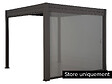HESPERIDE - Store pour pergola côté 4 m Graphite - Hespéride - vignette
