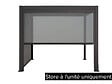 HESPERIDE - Store pour pergola côté 4 m Graphite - Hespéride - vignette