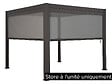 HESPERIDE - Store pour pergola côté 4 m Graphite - Hespéride - vignette