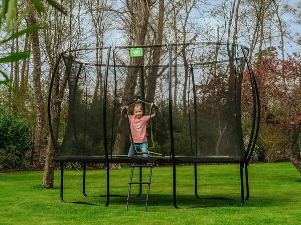 EXIT TOYS - Trampoline Silhouette rectangulaire 244 x 366 cm Noir - Exit Toys - large