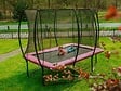 EXIT TOYS - Trampoline Silhouette rectangulaire 244 x 366 cm Rose - Exit Toys - vignette