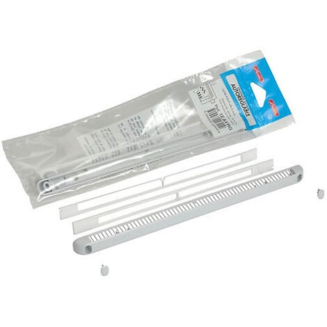 ANJOS - Kit entrée d'air autoréglable VM-G30CEA 30m³ ANJOS Déflecteur+régulateur+4 vis+4 cache vis - Blanc - 0807BLANC - large