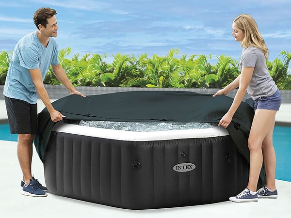 INTEX - Couverture thermique pour spa gonflable PureSpa octogonale 4 places - Intex - large