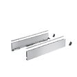 HETTICH - Profilé latéral de tiroir AvanTech YOU, H101mm x L350 mm, argent, gauche et droite - HETTICH - 9353337 - vignette
