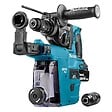 MAKITA - Perforateur SDS+ Brushless 2x5Ah 18V LXT ® MAKITA DHR183RTWJ + système d'aspiration + MAKPAC - vignette