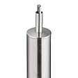 AICA SANITAIRE - Garde-corps 120cm argenté, 1 main courante et 1 poteau, inox 201, réglable 0-145°, pour entrée de jardin ou de maison - kit complet - vignette