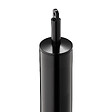 AICA SANITAIRE - Garde-corps 100cm noir, 1 main courante et 1 poteau, inox 201, réglable 0-145°, pour entrée de jardin ou de maison - kit complet - vignette