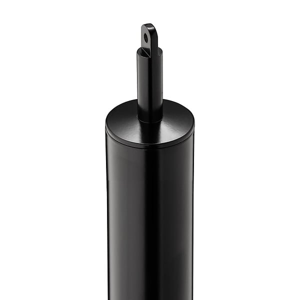 AICA SANITAIRE - Garde-corps 120cm noir, 1 main courante et 1 poteau, inox 201, réglable 0-145°, pour entrée de jardin ou de maison - kit complet - large