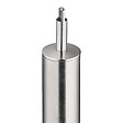 AICA SANITAIRE - Garde-corps 150cm argenté, 1 main courante et 1 poteau, inox 201, réglable 0-145°, pour entrée de jardin ou de maison - kit complet - vignette