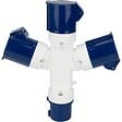 PROTEC - Adaptateur femelle 3xCEE17 / mâle CEE17 - Protec - vignette