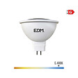 EDM - Ampoule LED MR16 GU5.3 – 5W 12V – 450lm – 6400K – Lumière froide – Ø5x5cm - vignette