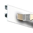 ARTITEQ - Cimaise Click Rail Pro 200cm - Cimaise Tableau Artiteq Gris , Pack de 5 rails - vignette